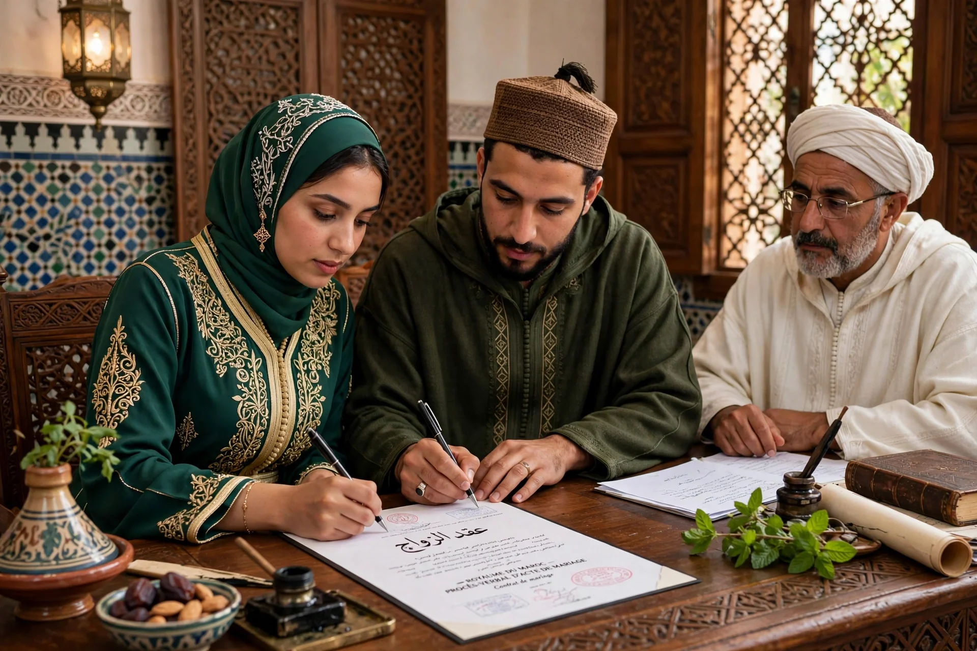 عقد النكافة — بنود واضحة